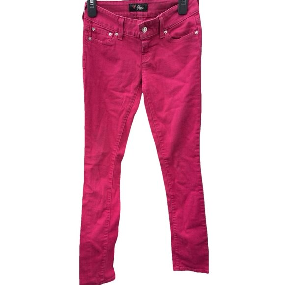 Vintage Guess Los Angeles Hot Pink Women’s Jeans Pants Size 26 - Picture 1 of 16